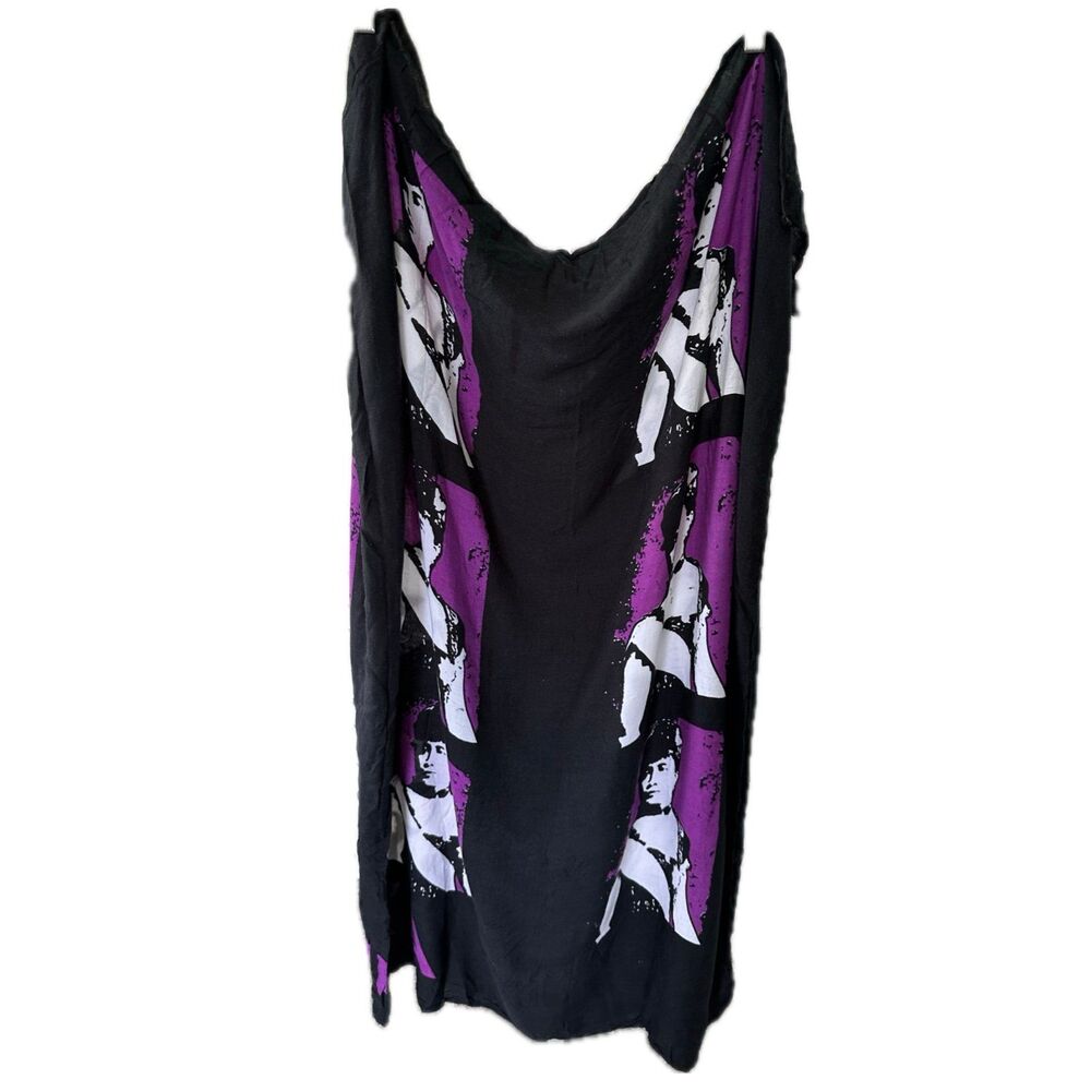 Casual Movement Hawaiian Queen Lili'uokalani Long Pareo Sarong Cover Up One Size